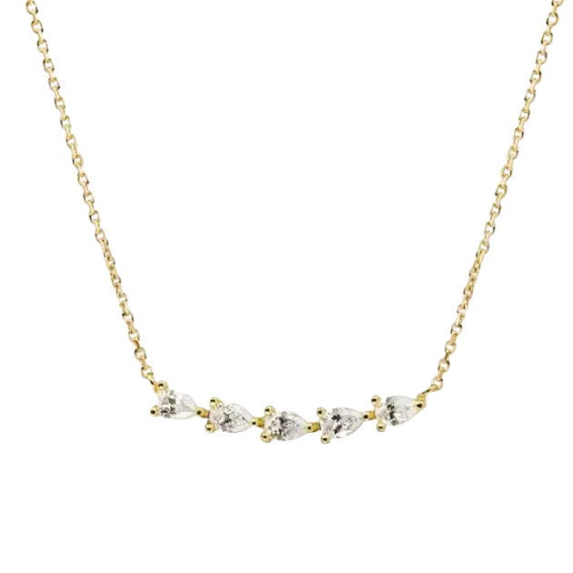 Solitario Bar Necklace