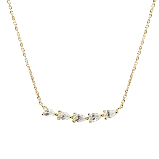 Solitario Bar Necklace