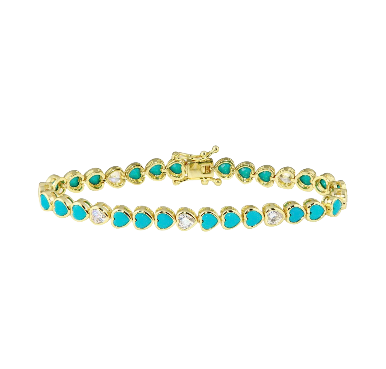 Heart Tennis Bracelet
